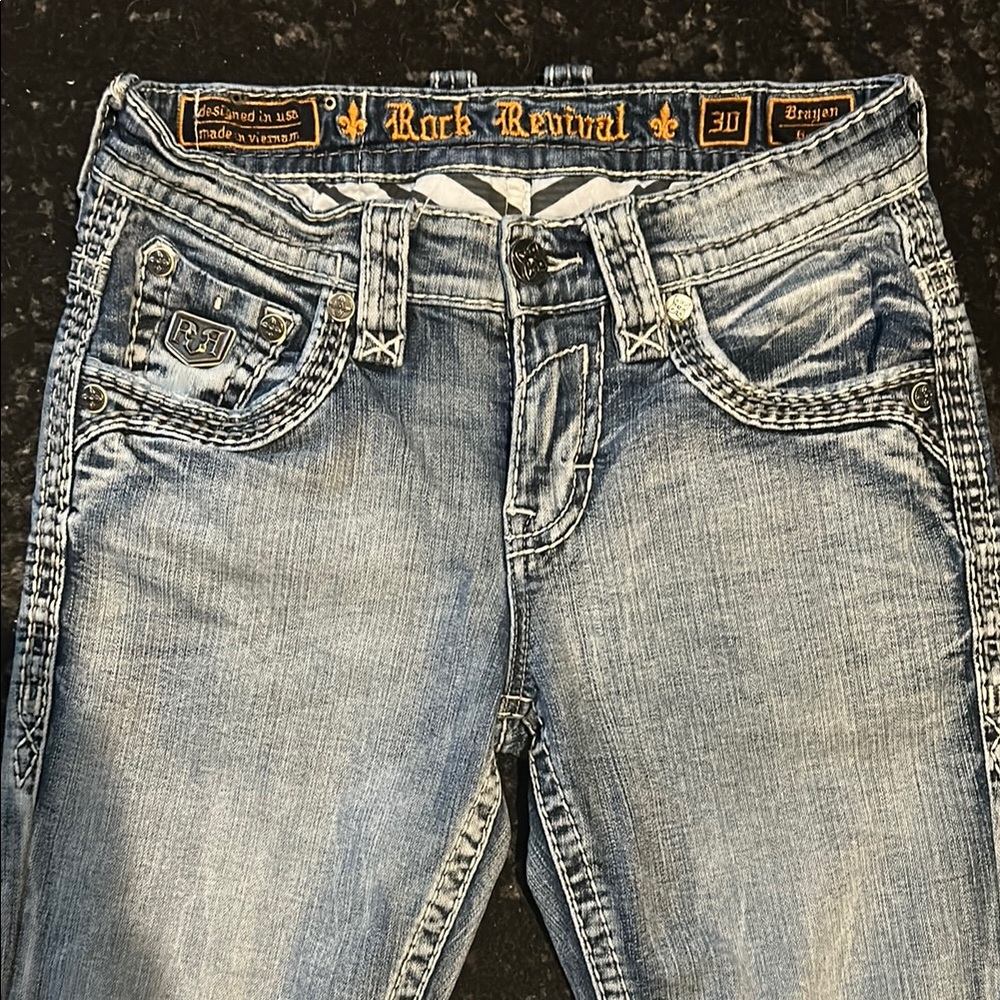 Rock Revival Men’s Blue Jeans